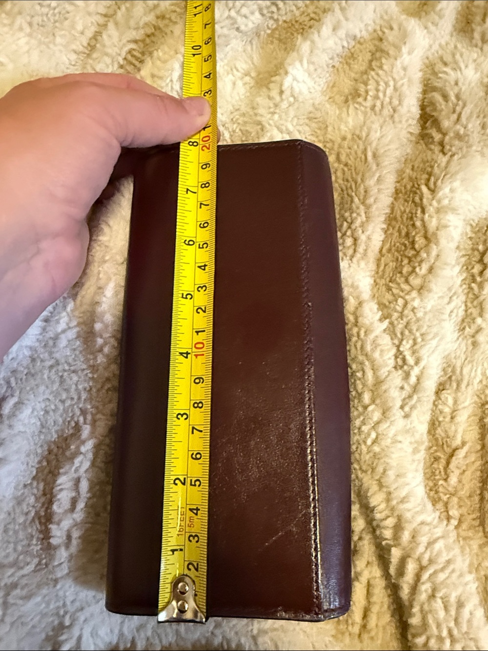 NWOT Coach Dark Brown Leather Wallet with Gold Hardware - Picture 6 of 6